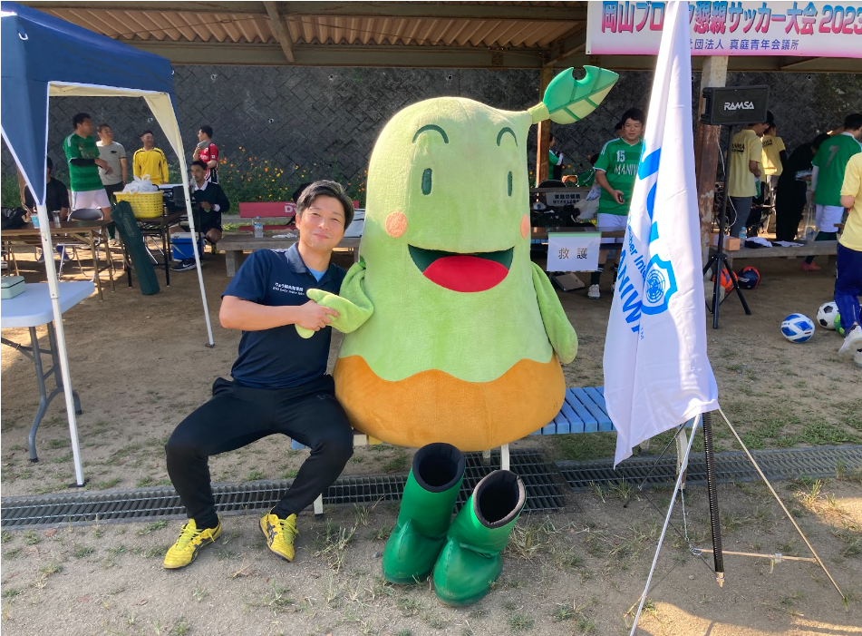 岡山ＪＣ主催サッカー大会へ救護班として参加